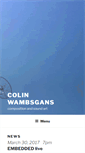 Mobile Screenshot of colinwambsgans.com