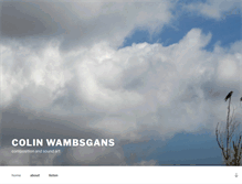 Tablet Screenshot of colinwambsgans.com